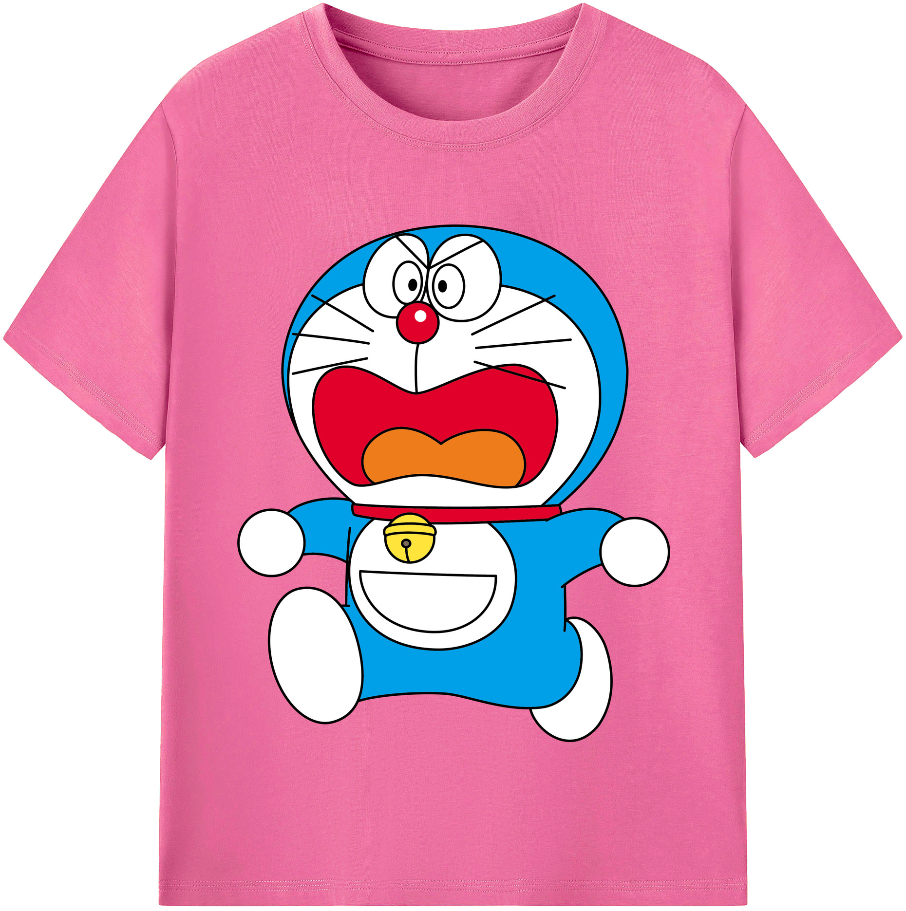 （画像用） ドラえもん Doraemon レディースカジュアルプリントTシャツ（綿100％）